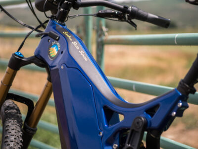 Optibike R15C with Blue Paint Optibike R15C Made in USA eMTB Electric Bike with Blue Paint